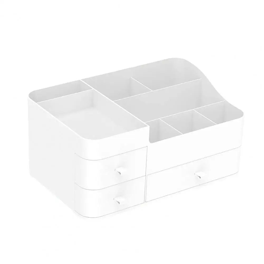 Multi-functional Countertop Storage Box With Drawers Large Capacity Pen Holder And Hair Accessories Desktop Storage Shelf